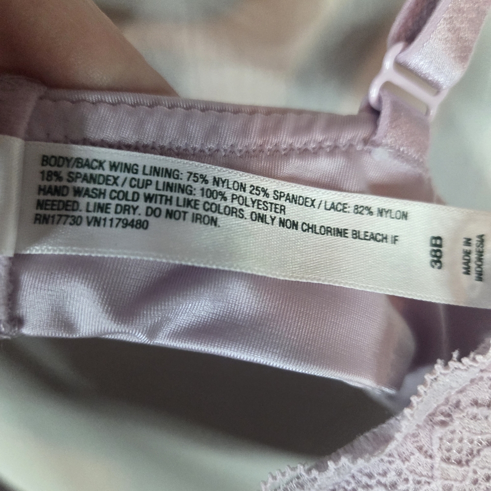 Wild Fable Soft Lilac Lace Bra - Picture 4 of 6